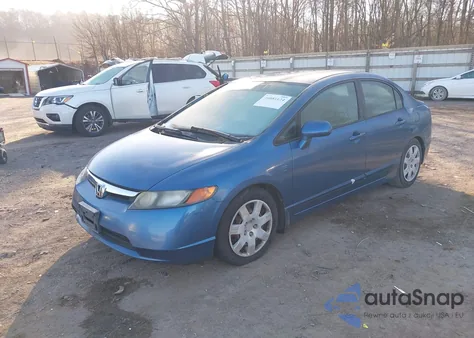2007 Honda Civic Lx из США, поврежденный, VIN 1HGFA16547L054119